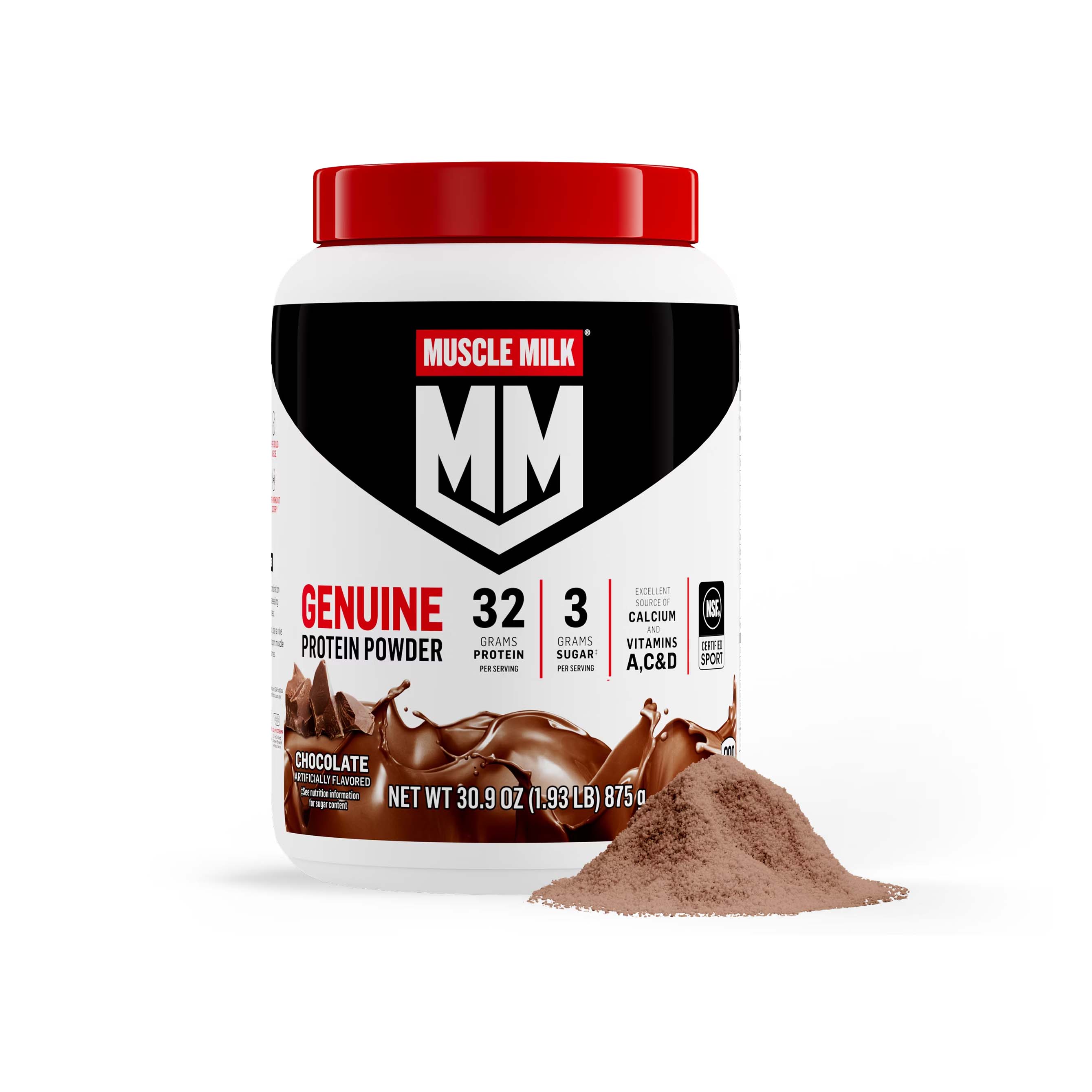 Chocolate Gatorade Muscle Milk Genuine Protein Powder (30 Oz) Protein Powder | IC7193245