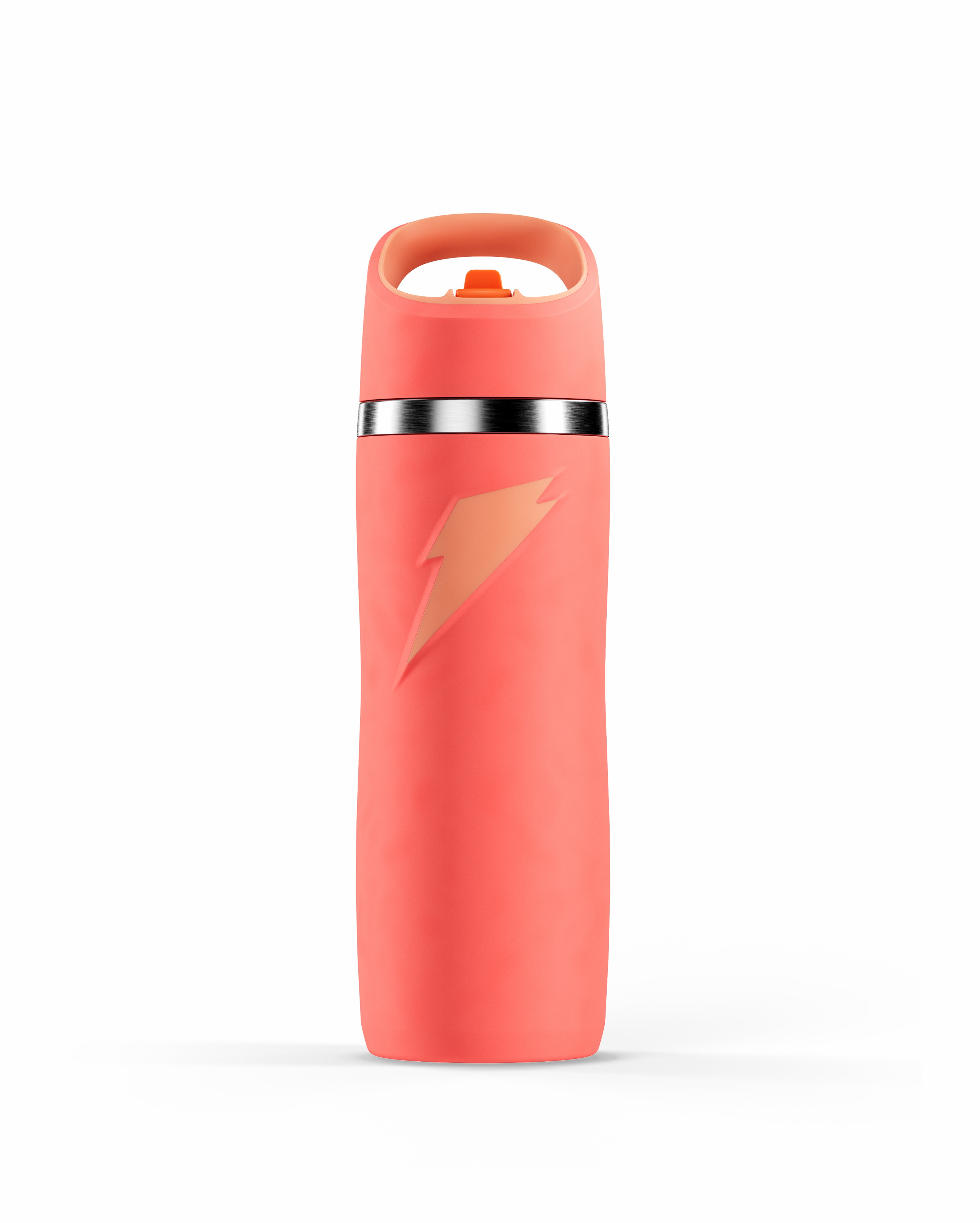 Coral Gatorade Overtime Stainless Steel Water Bottle (Straw Cap) Bundle 22oz Bottles | DZ2096435