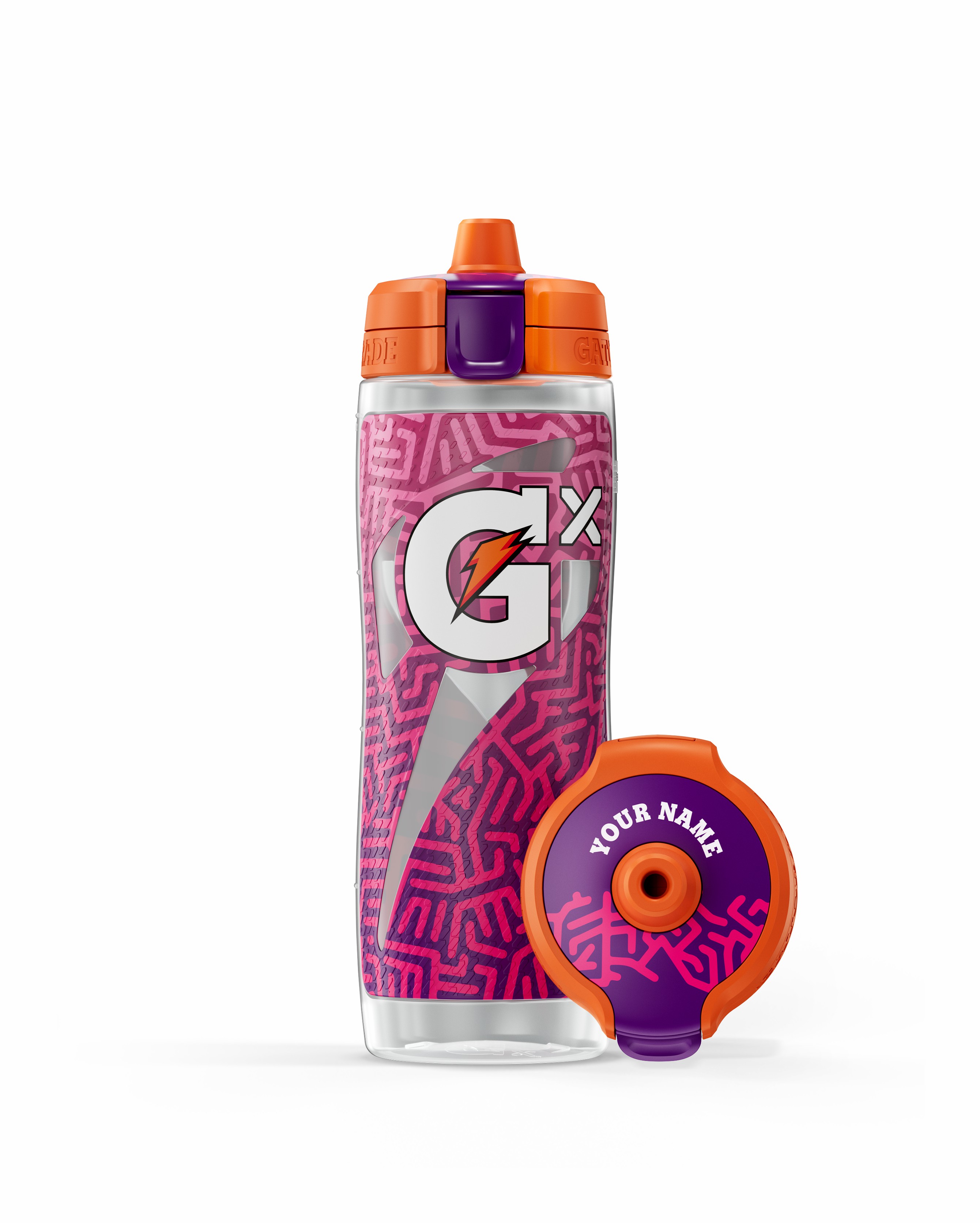 Fractal Magenta Gatorade Gx Exclusive Water Bottle (30 oz) Bundle Bottles | KN4917368