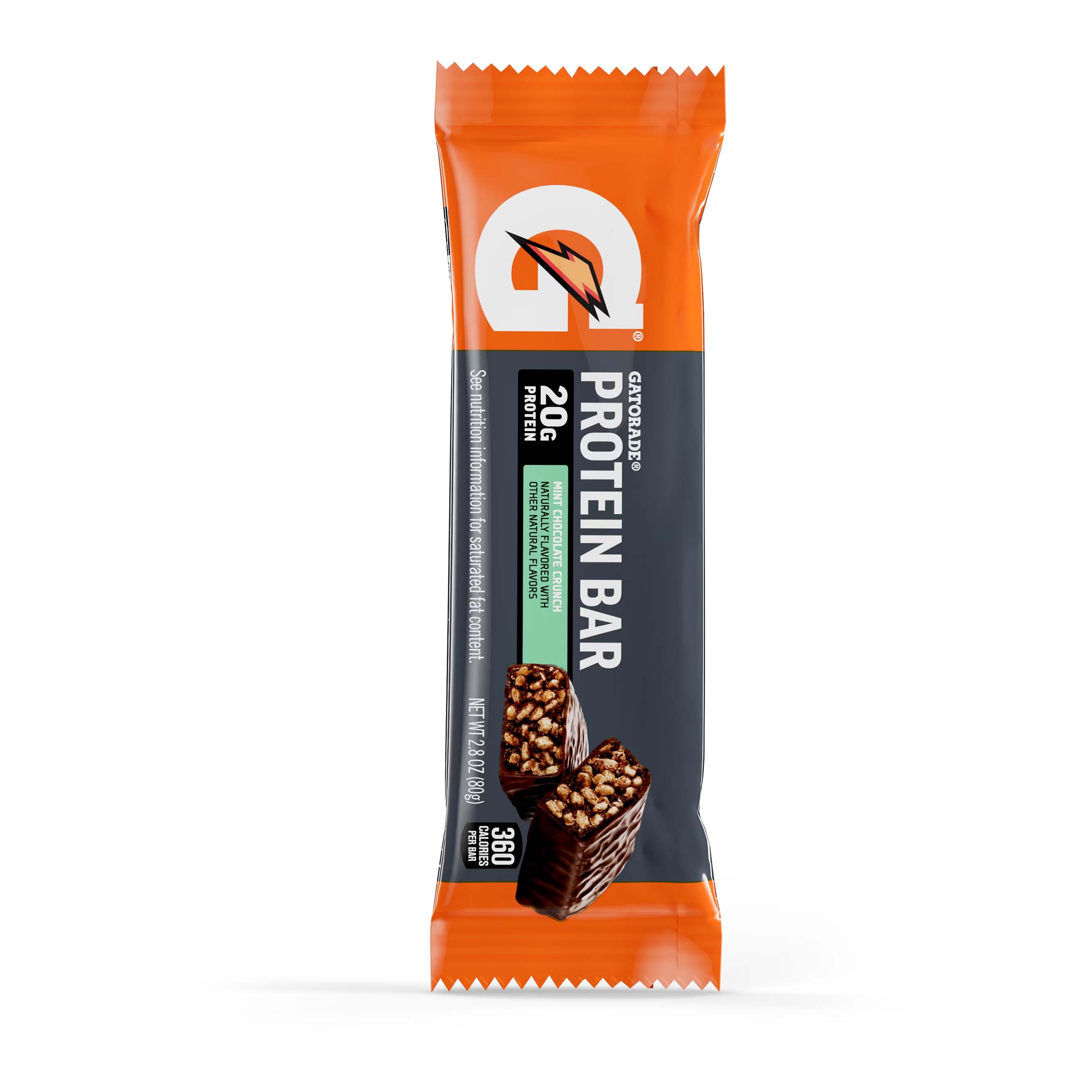Mint Chocolate Crunch Gatorade Recover Mint Protein Bars (2.8oz) Protein Bars | KG4968051