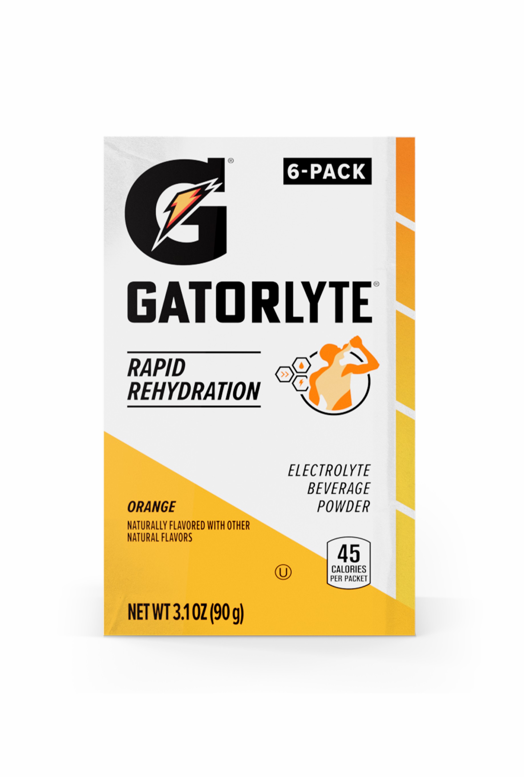Orange Gatorade Gatorlyte Powder (48 sticks) Powders | EU5671894