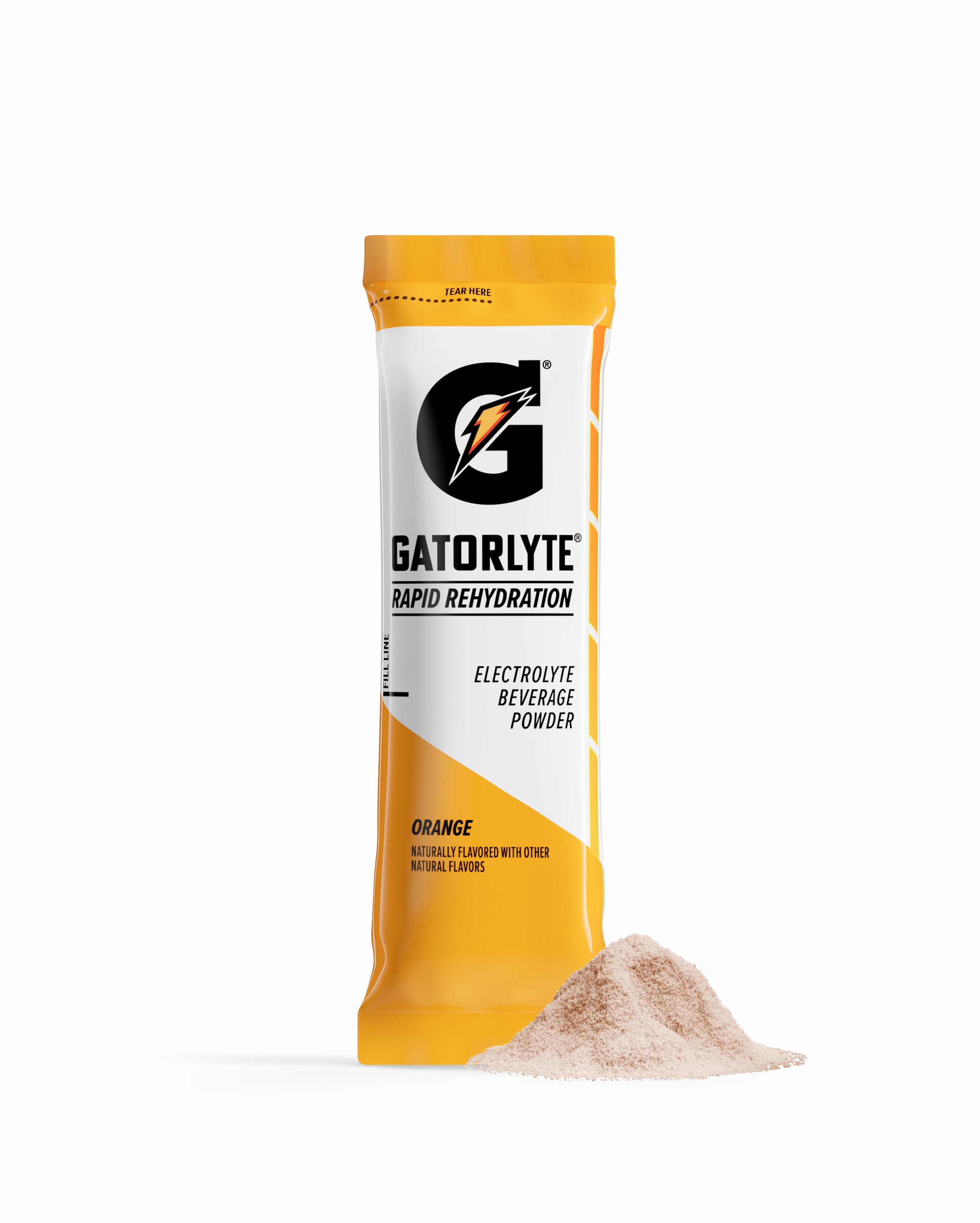 Orange Gatorade Gatorlyte Powder (48 sticks) Powders | EU5671894