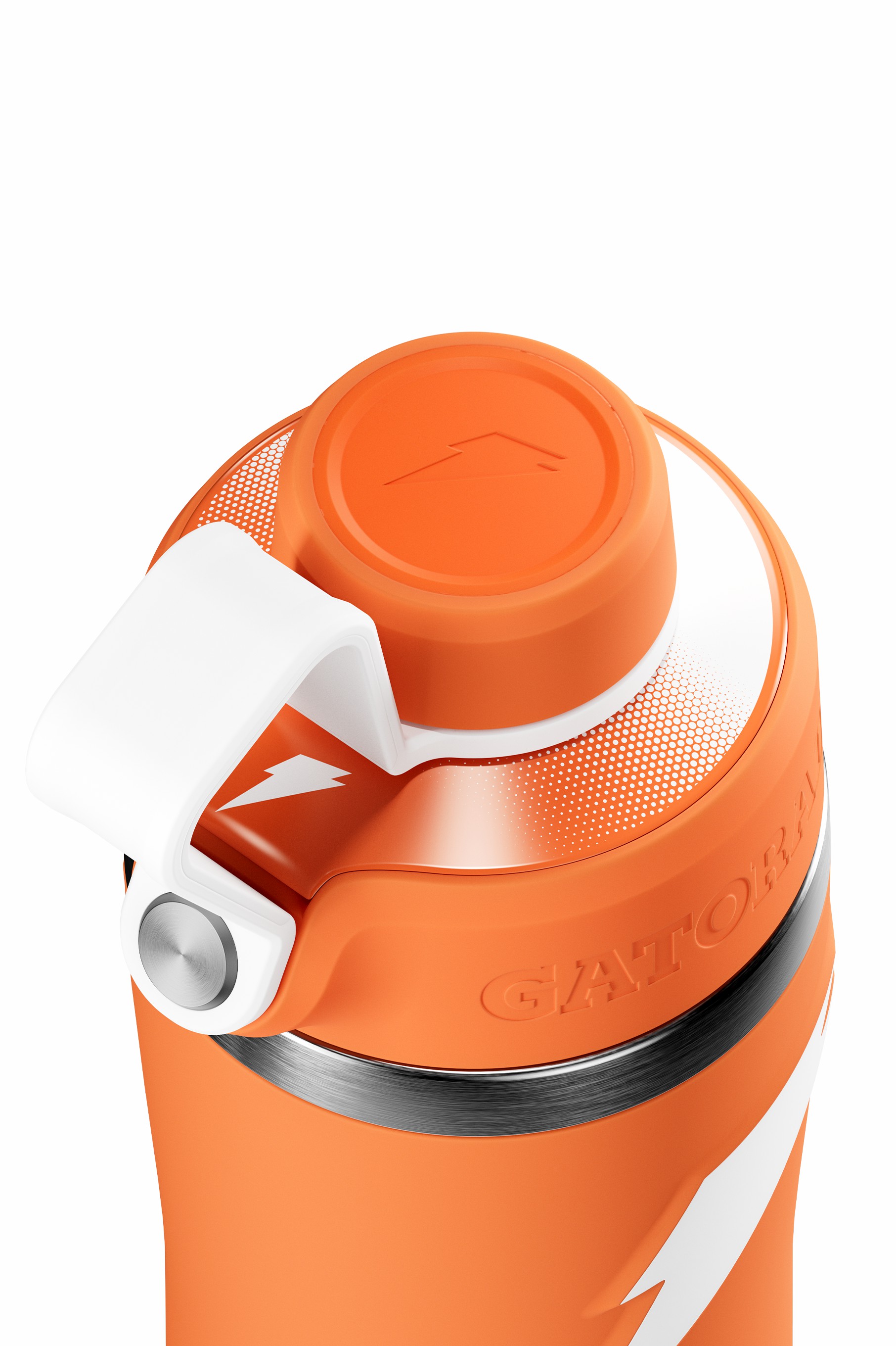 Orange Gatorade Overtime Stainless Steel Water Bottle (Screw Cap) Bundle 22oz Bottles | GR3492756