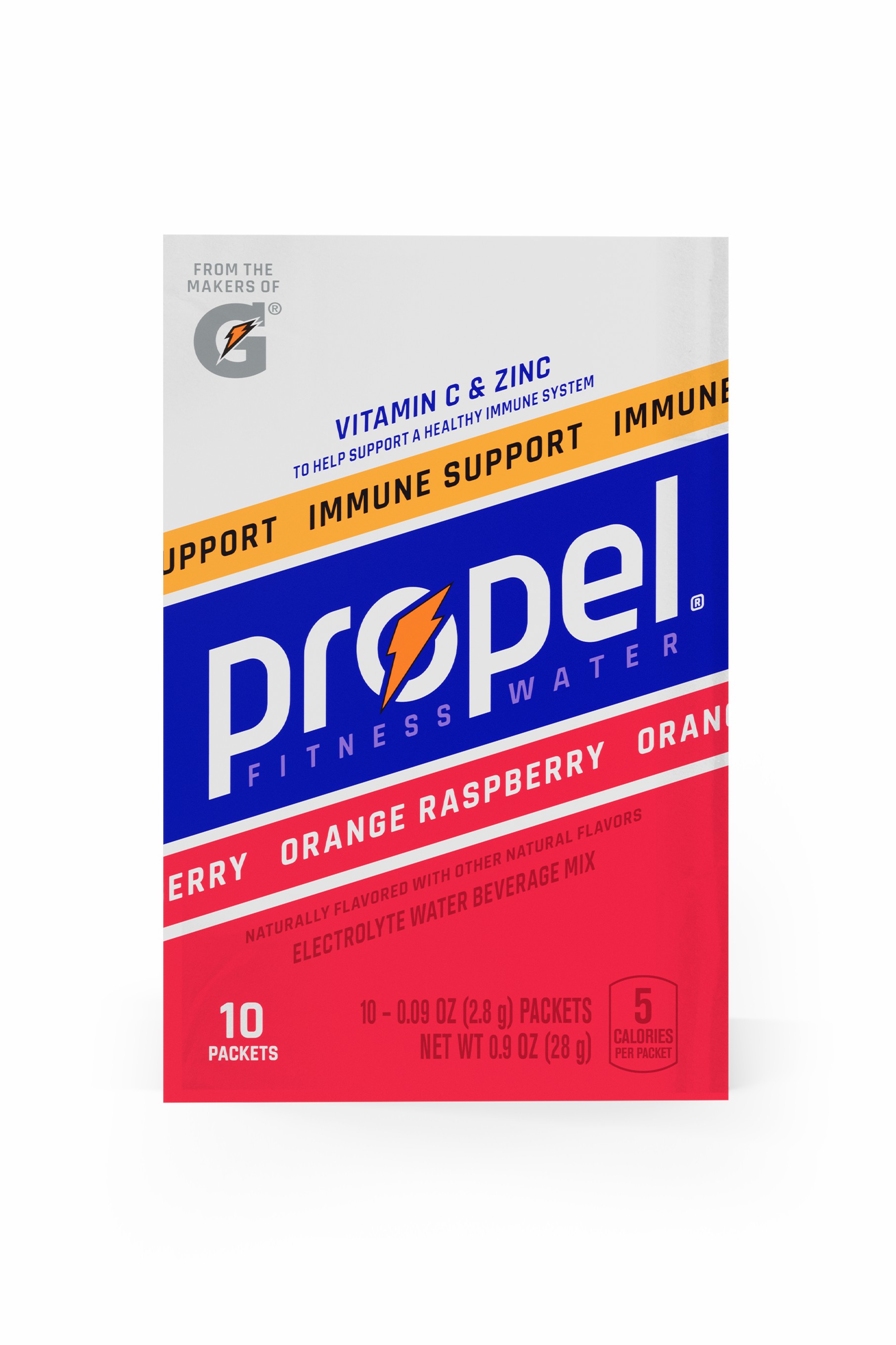 Orange Raspberry Gatorade Propel Immune Support Powder (30 sticks) Powders | FB4138507