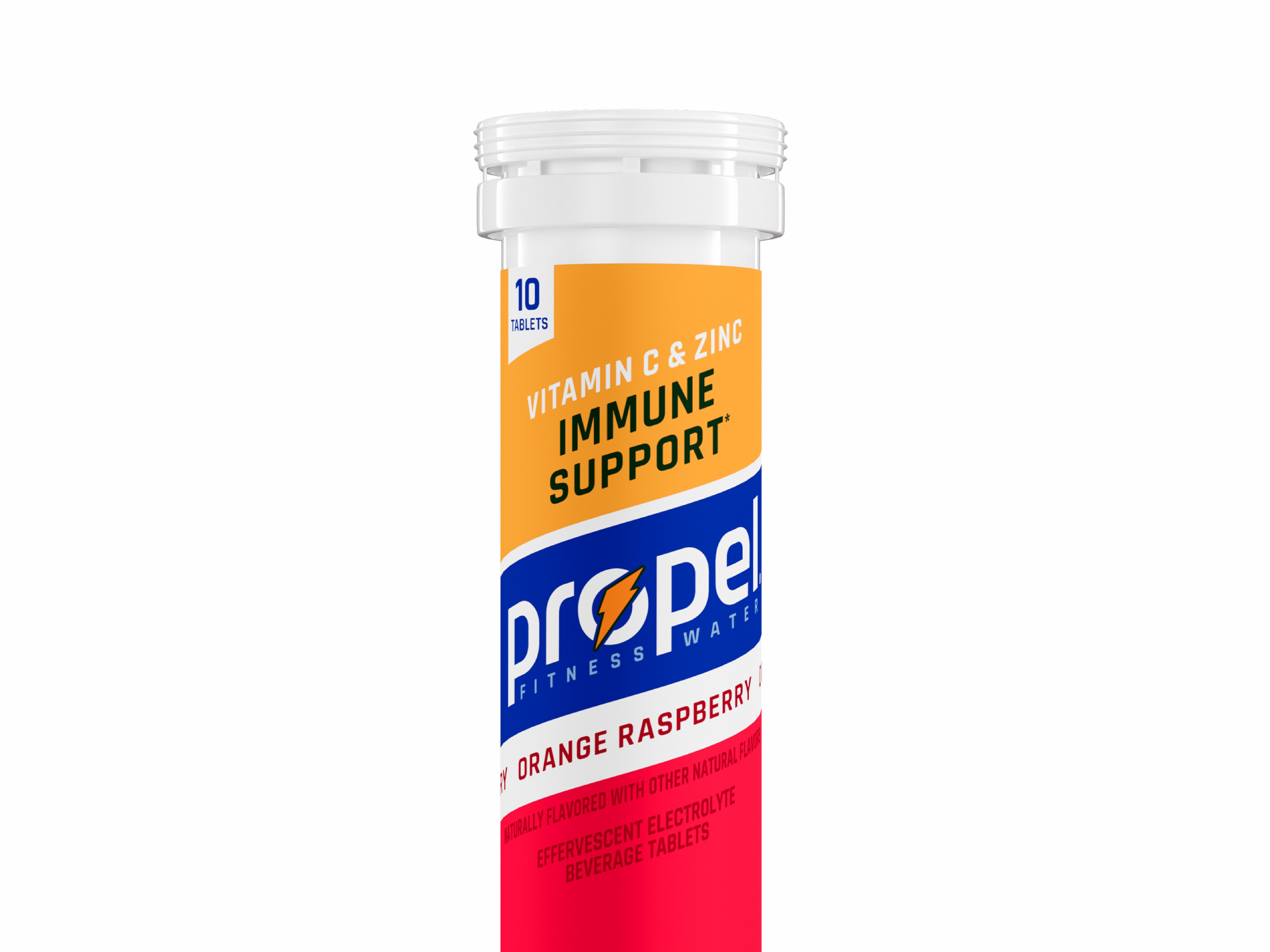Orange Raspberry Gatorade Propel Immune Support Tablets (8 tubes) Tablets | KW9012347