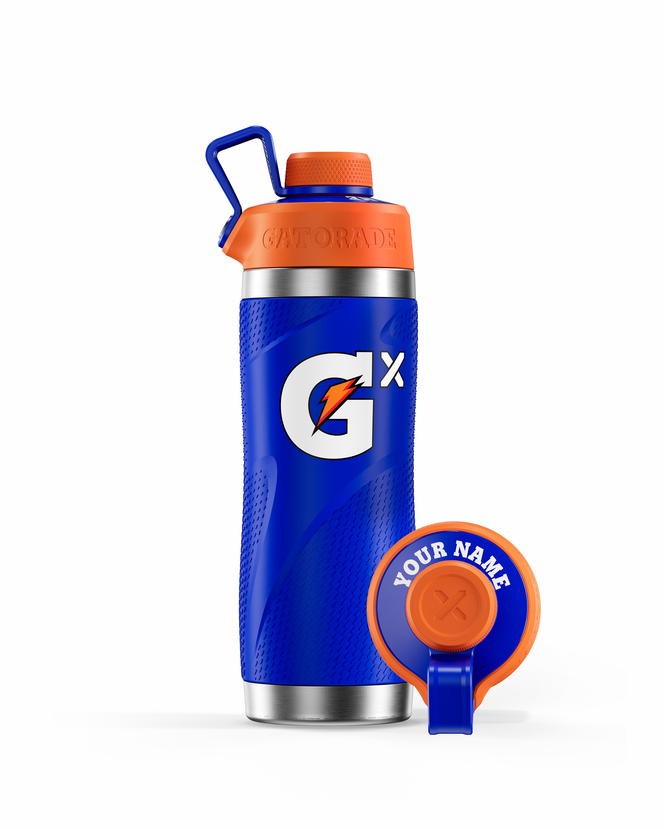 Royal Blue Gatorade Gx Stainless Steel Bottle Bundle (32 oz) Bottles | EO0835724