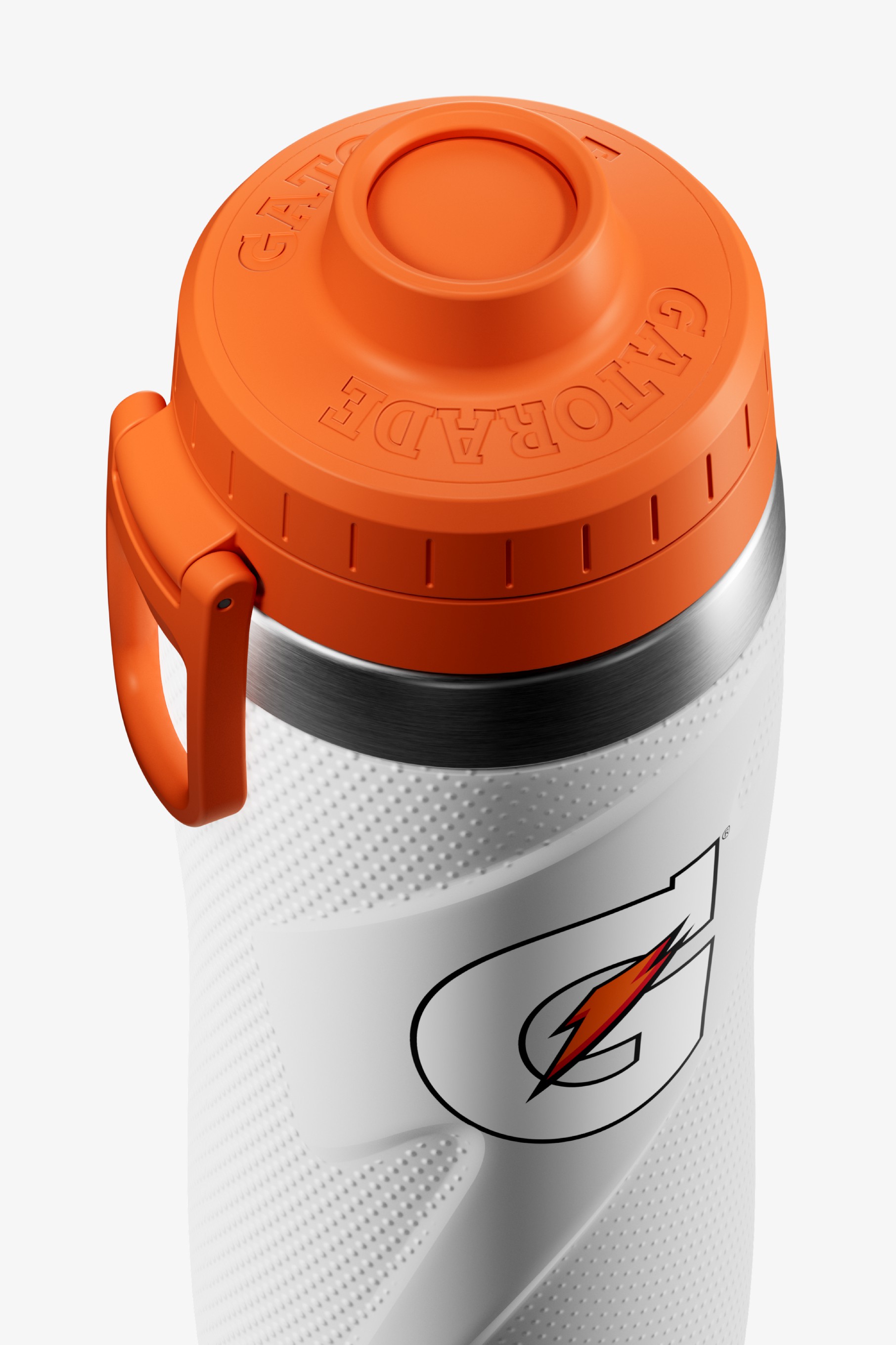White Gatorade Stainless Steel Water Bottle (26oz) Bundle Bottles | VC6982451