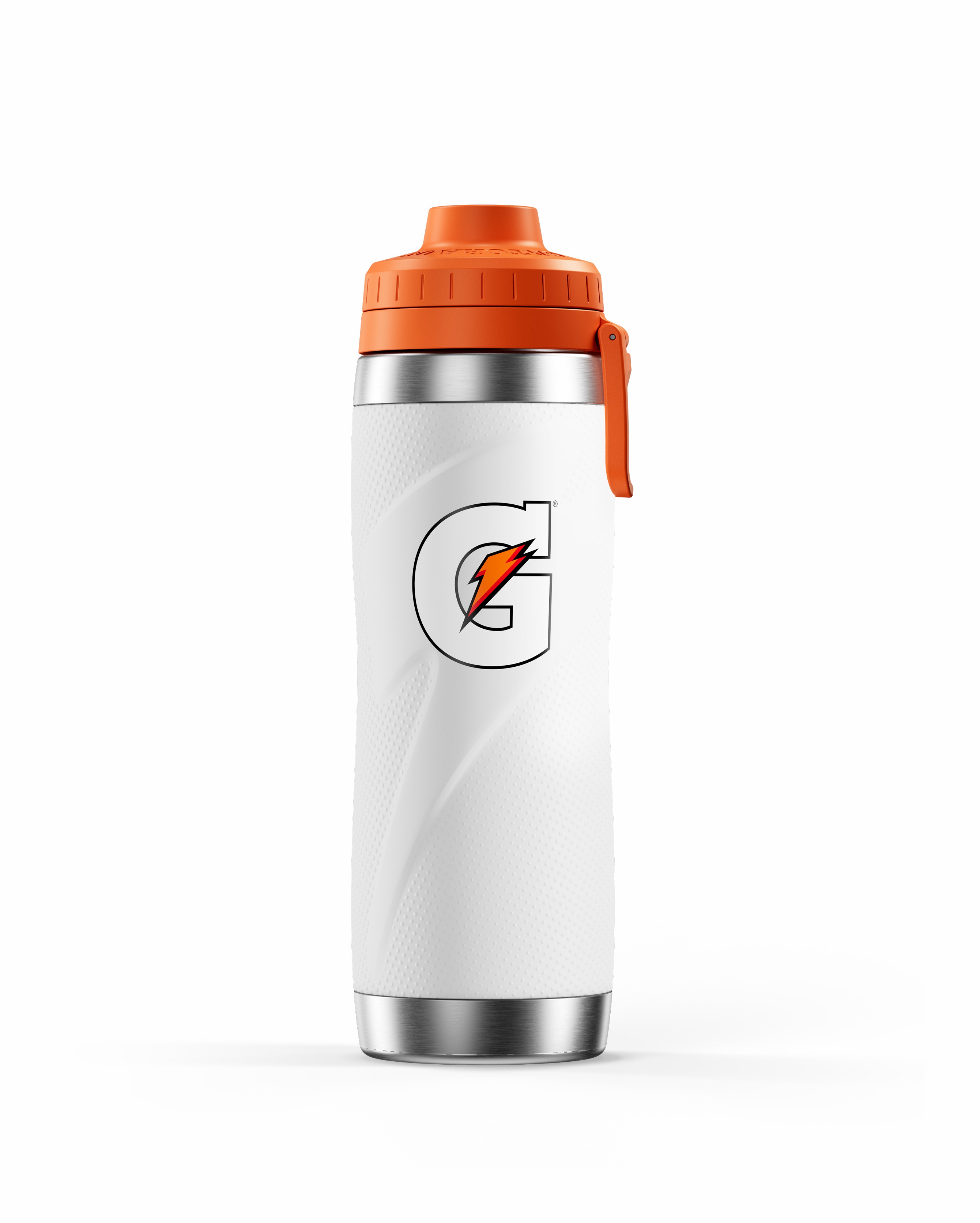 White Gatorade Stainless Steel Water Bottle (26oz) Bundle Bottles | VC6982451