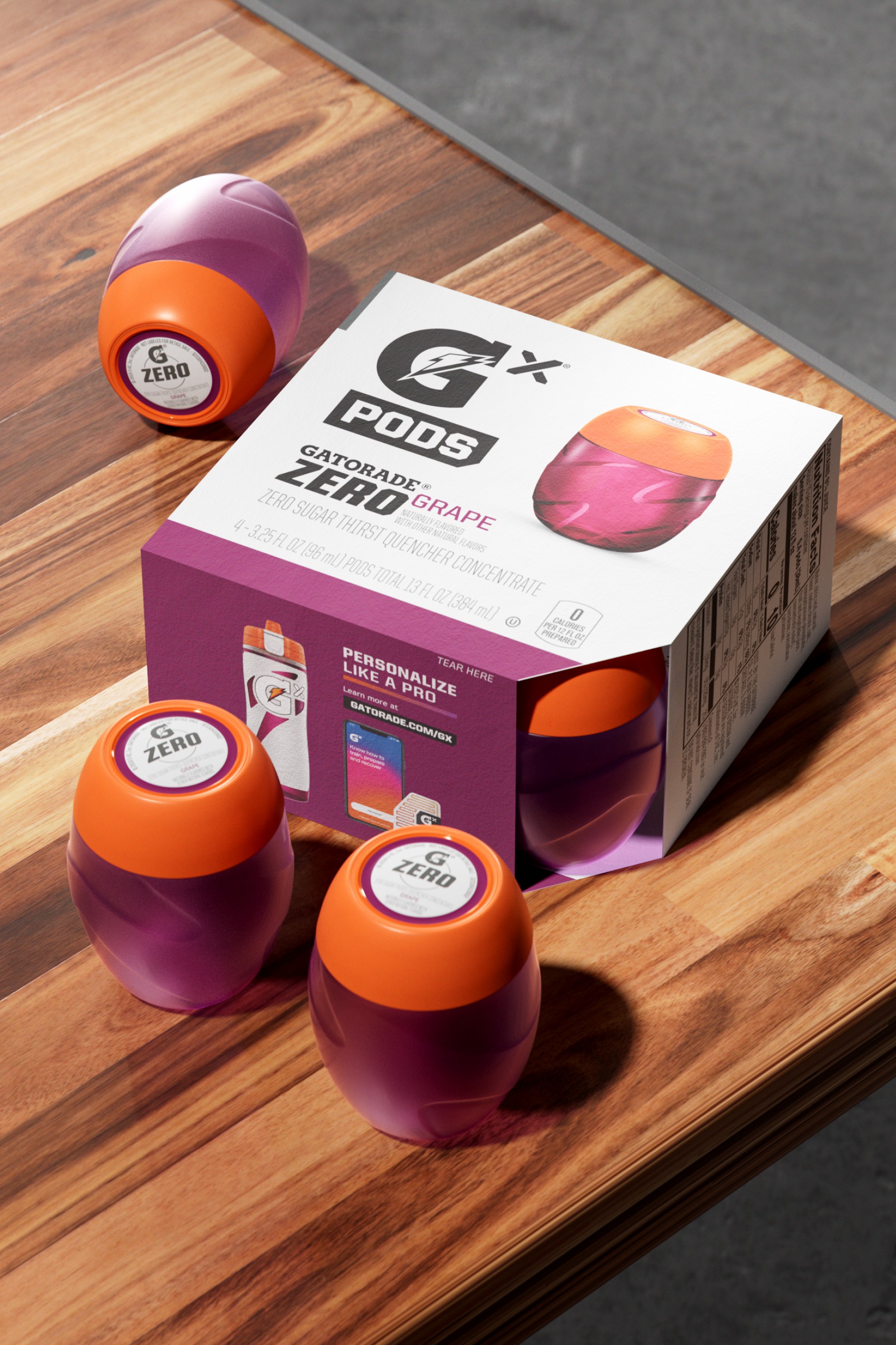 Zero Grape Gatorade Gx Pod (48 pods) Pods | GK6185793